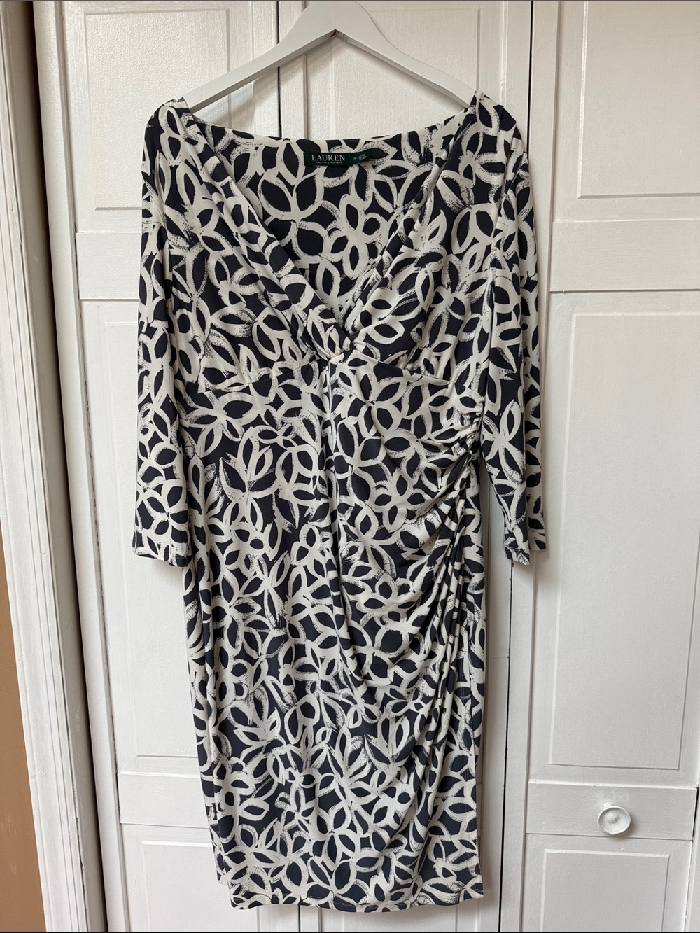 Lauren Ralph Lauren Print Midi Dress